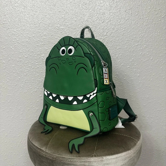 Loungefly Rex Dinosaur Cosplay Mini Backpack Disney Toy Story NEW Limited